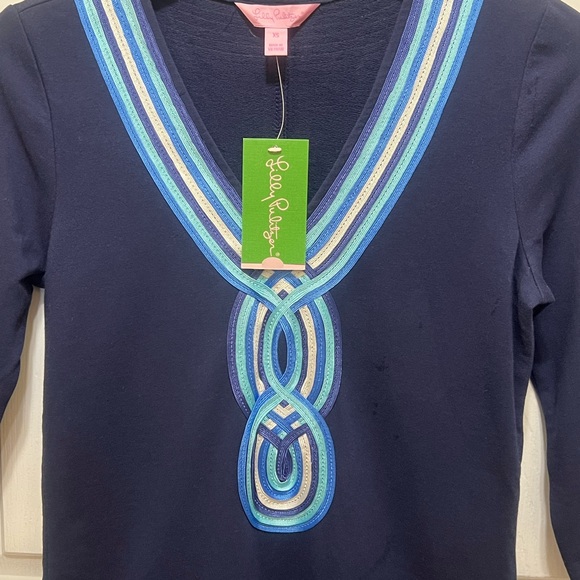NWT Lilly Pulitzer Clarkson true navy - Picture 3 of 7